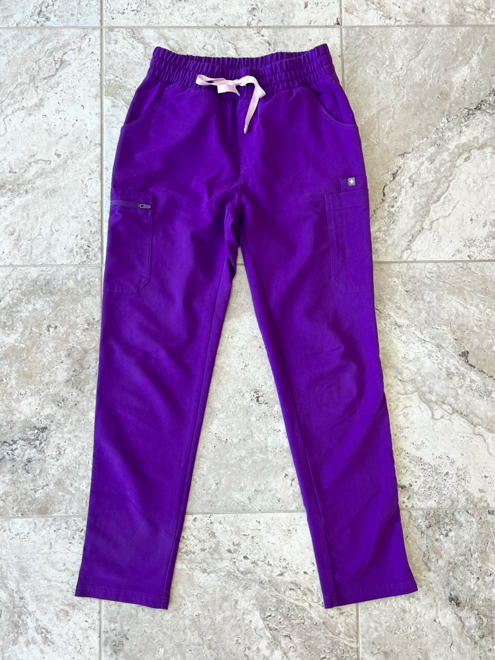 FIGS Yola Skinny Straight Leg Scrub Pants Limited Ed Magic Purple (PO #1858), XS